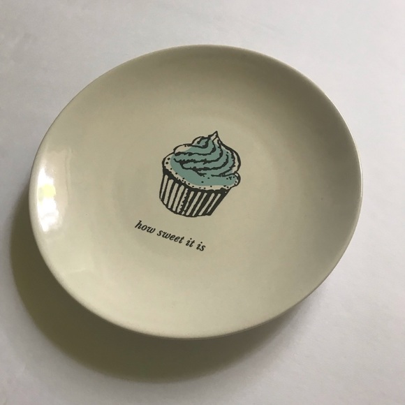 Kate Spade Lenox Plate HOW SWEET cupcake - Picture 4 of 7